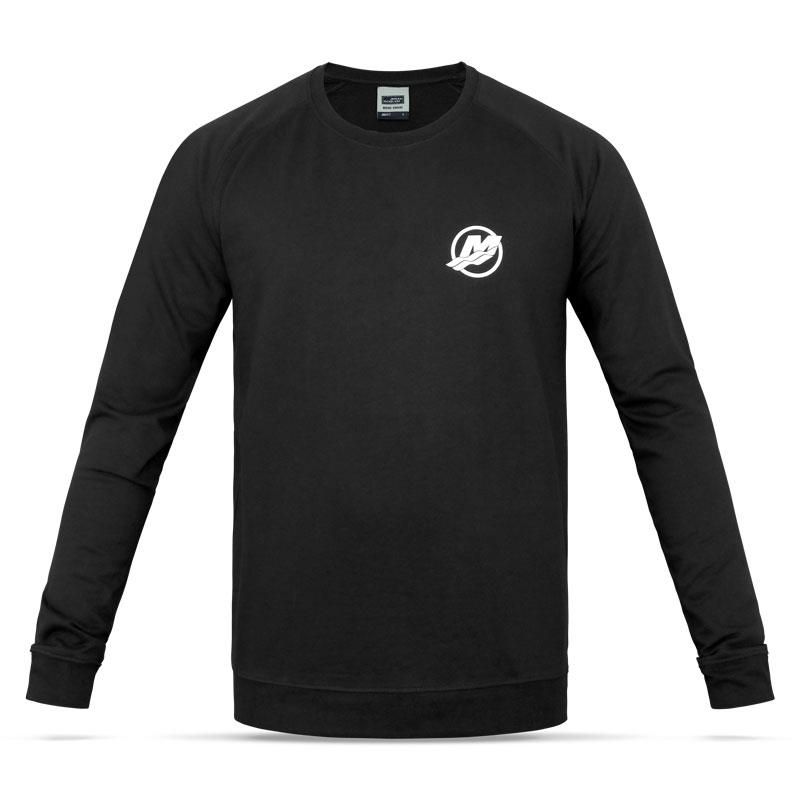 Sweatshirt in schwarz
